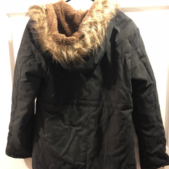 Winter Jacket with Faux Fur Hood - Picture 5 of 7